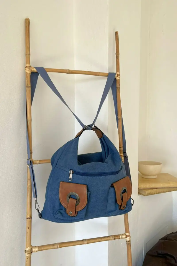 Producto - Cartera y mochila rústica dos en una