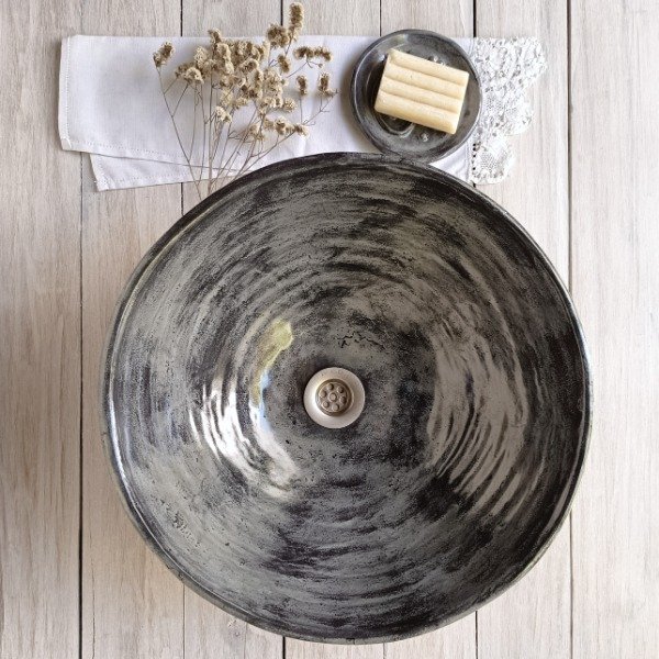 Producto - Bacha Gris Melange 37cm