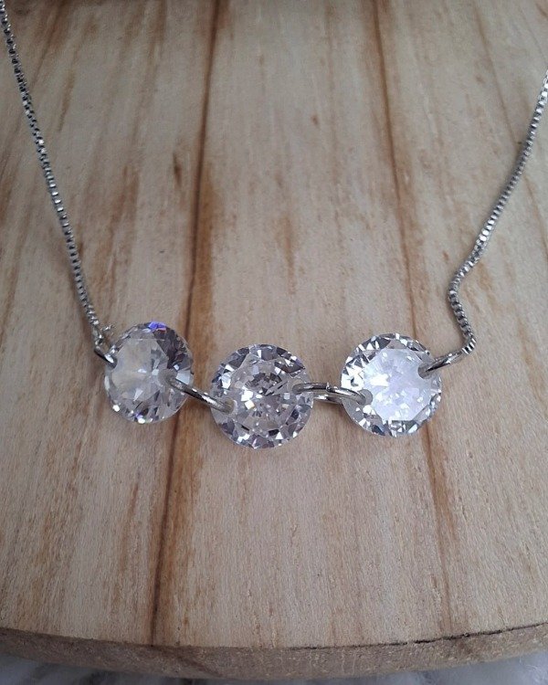 Producto - Collar Abbi Plateado