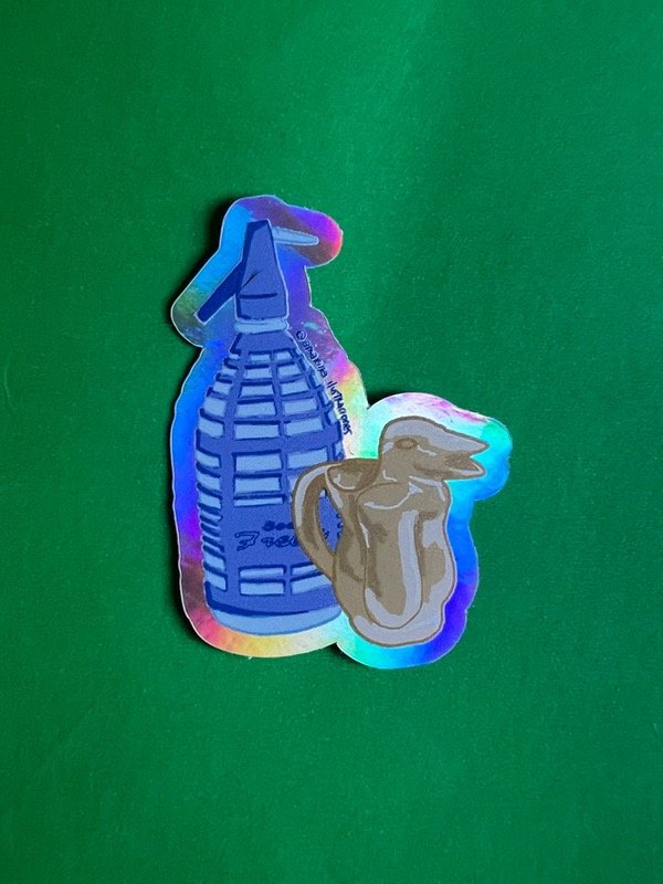 Producto - Sticker Sifón (Metalizado)