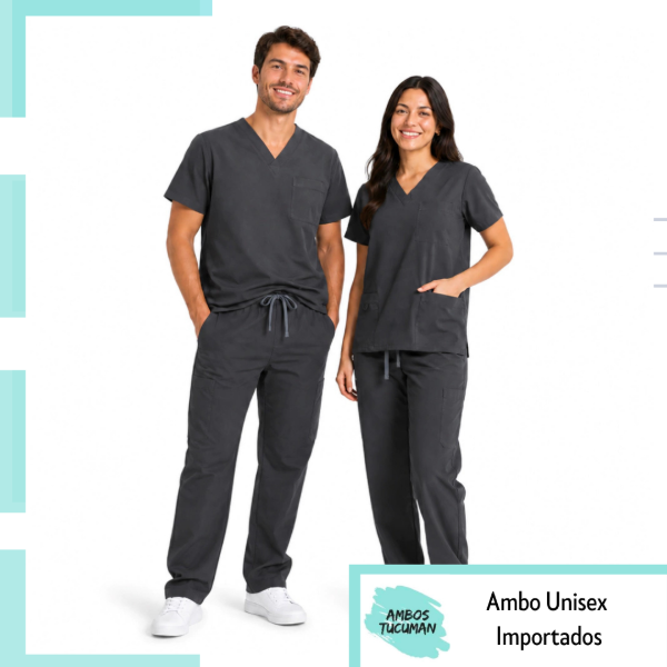Producto - Ambo Unisex - Gris Oscuro
