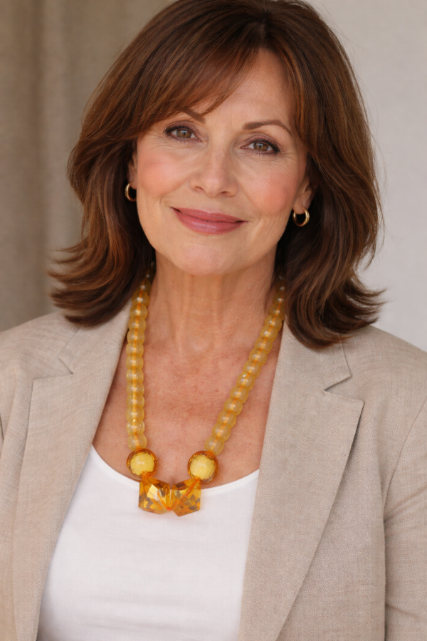 Producto - Collar Arlene- Ambar