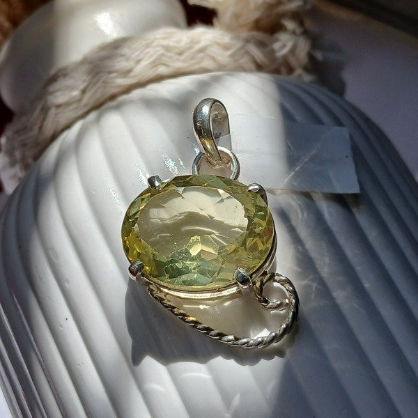 Producto - Dije cuarzo limon