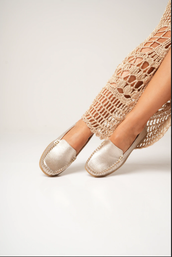 Producto - Mocasin Carolina Platino - 1