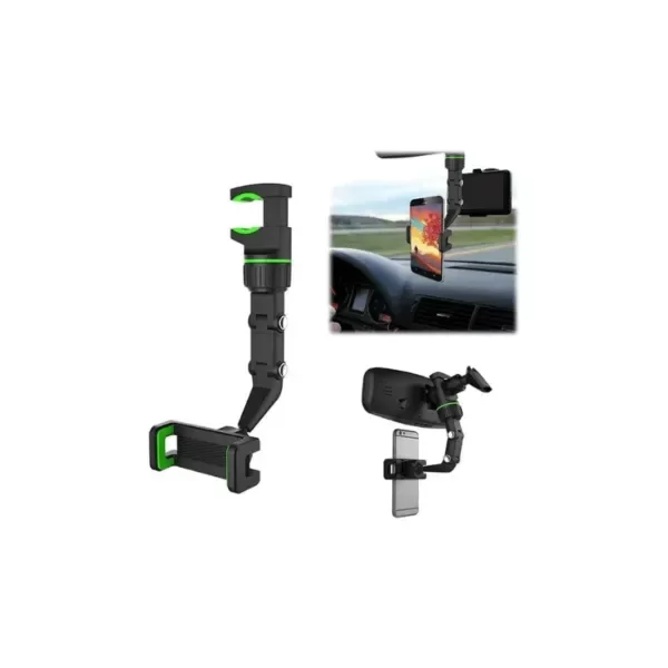Producto - Soporte De Celular Para Coche Auto Multifuncional 360 Grados Negro