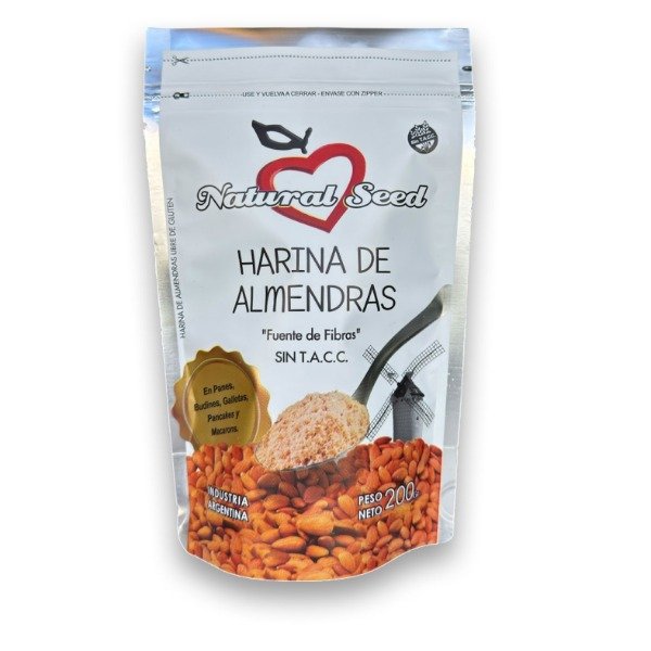 Producto - Harina de Almendras Natural Seed 200gr