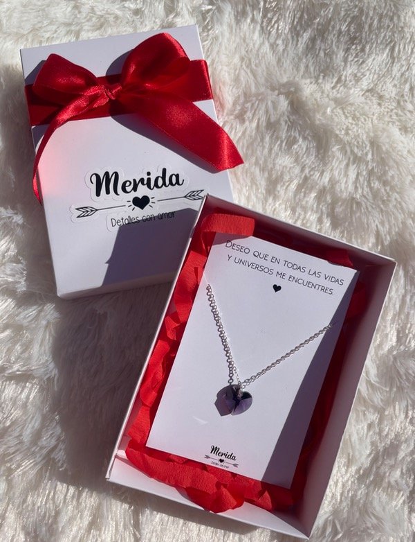 Producto - Collar corazón cristal