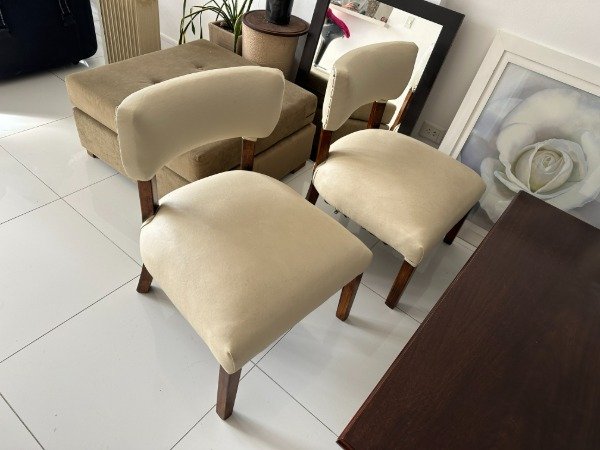 Producto - PAR SILLONES MATERA TAPIZADO ECOCUERO MIN DET 60x60x75. PRECIO POR AMBOS #12219