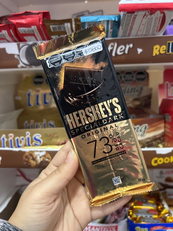 Producto - CHOCOLATE HERSHEYS DARK 85GR