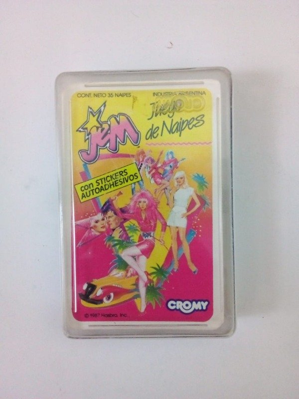 Producto - Jem Juego de naipes - Box plástico - Cromy 1987