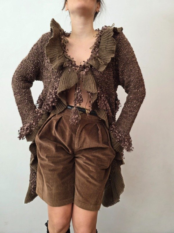 Producto - Saco Marron Vuelos - 12