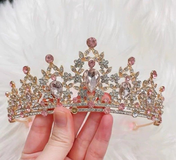Producto - corona del princesa rosado