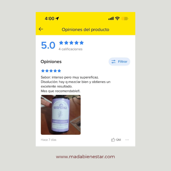 Producto - ASHWAGANDHA - 5