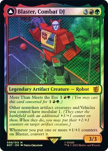 Producto - Blaster, Combat DJ // Blaster, Morale Booster (Foil)