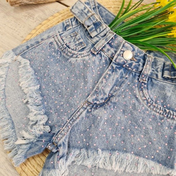 Producto - Short Denim Sparkle Rosé  (SH50)