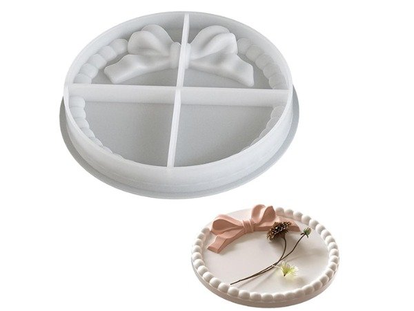 Producto - Plato redondo con moño interior