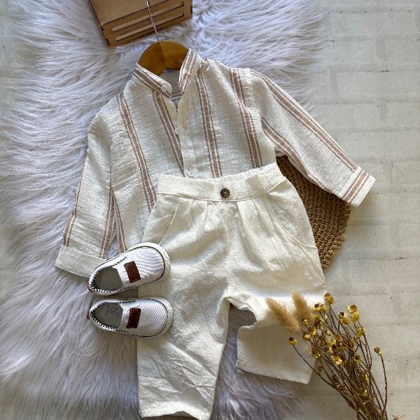 Producto - Camisa Teo BEIGE línea bebé - 1
