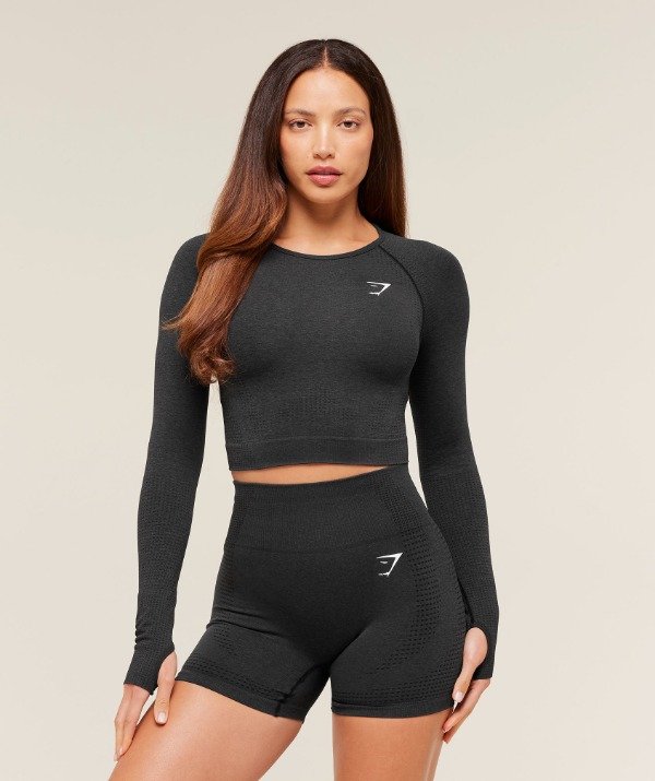 Producto - Vital Crop Top Black Marl