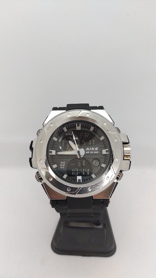 Producto - Reloj digital Aike cuadrante plateado