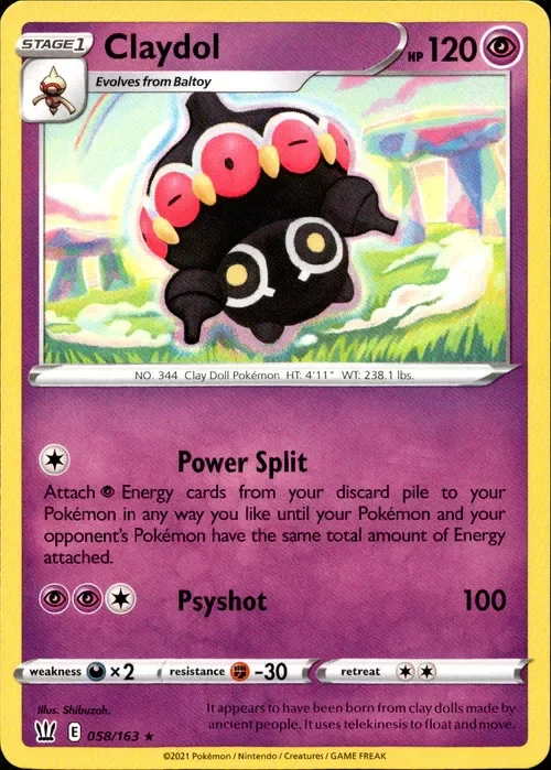 Producto - Claydol - 058/163 - Battle Styles