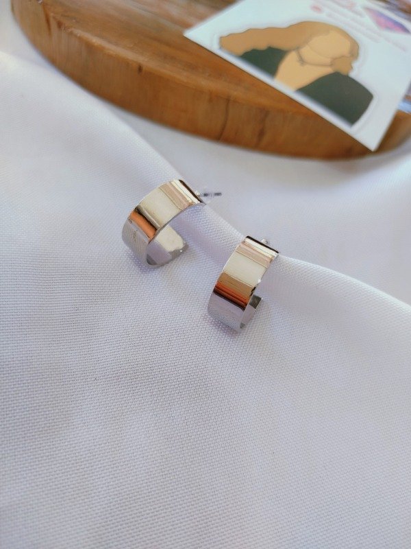 Producto - Argollas cuadradas silver