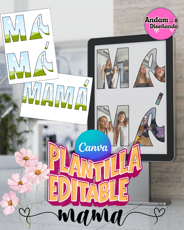 Producto - PLANTILLA EDITABLE MAMÁ