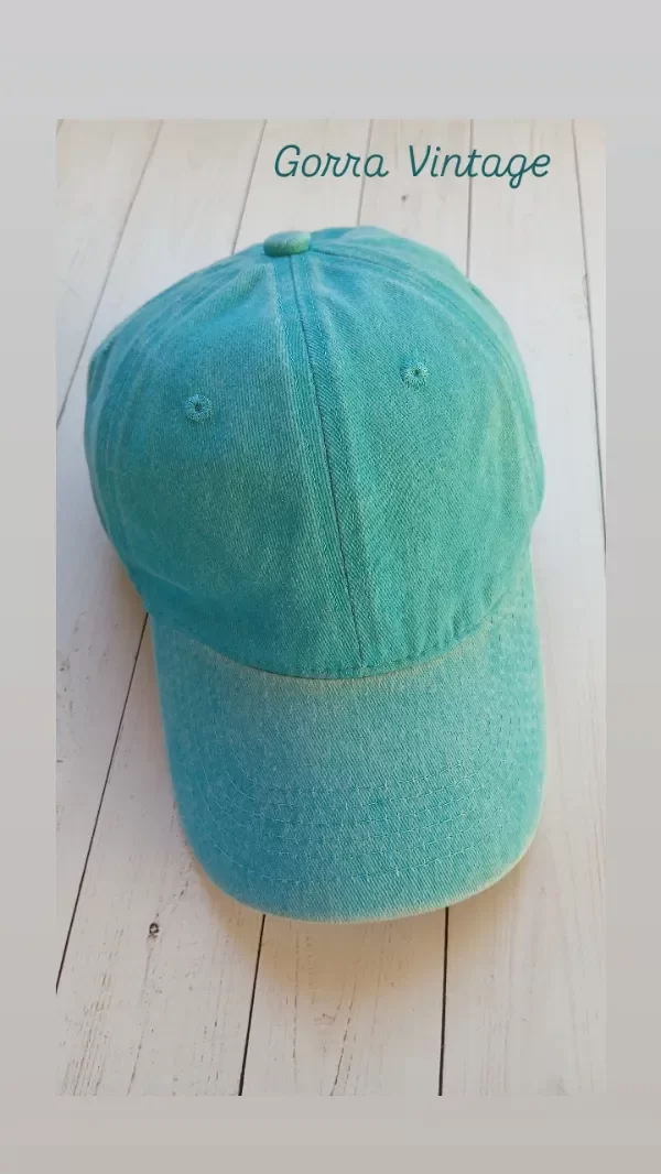 Producto - GORRA VINTAGE VERDE AGUA
