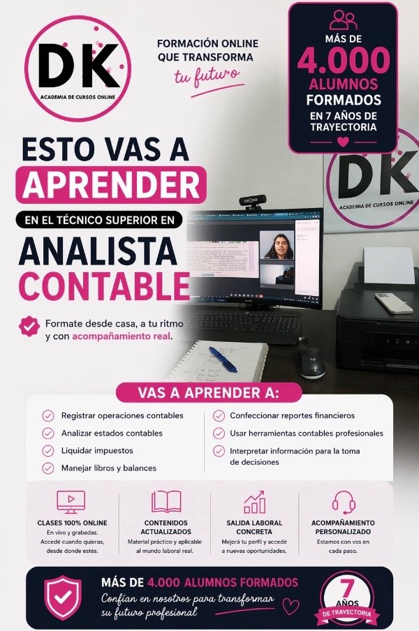 Producto - TÉCNICO SUPERIOR EN ANÁLISIS CONTABLE