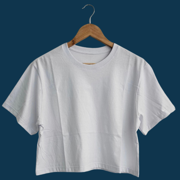 Producto - Reme lisa crop blanca