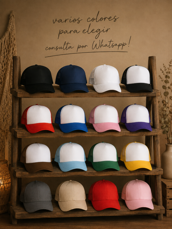Producto - Gorra Trucker personalizada x mayor - 1