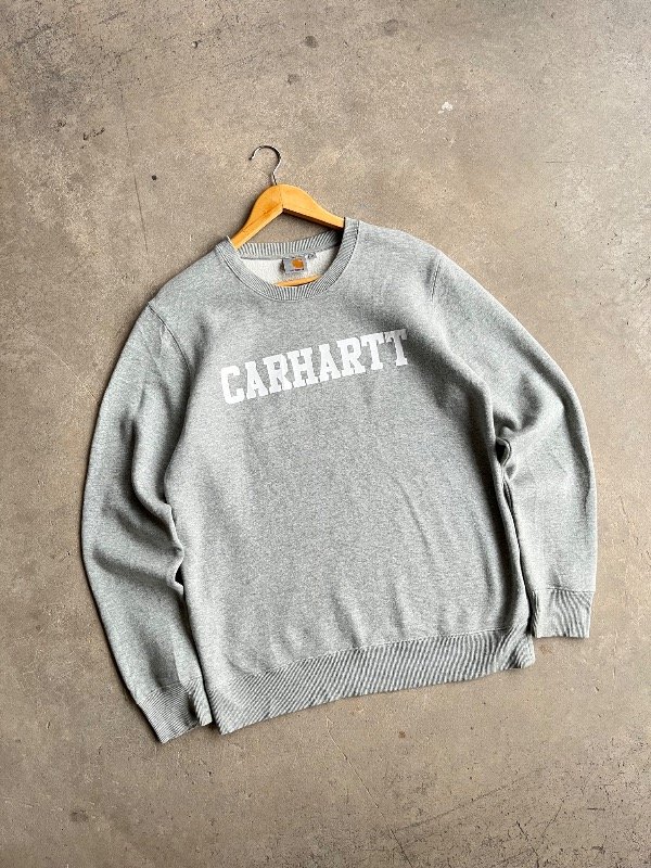 Producto - BUZO CREWNECK DE ALGODON CARHARTT GRIS (M)