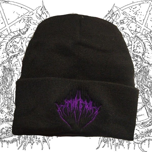 Producto - Gorro Thread Bordado BranchCrown Negro con Violeta