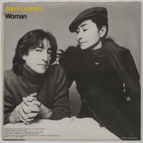 Producto - JOHN LENNON Yoko Ono WOMAN Disco Simple 7 PS USA 1981