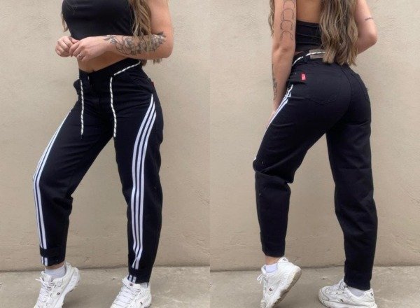 Producto - JEANS BAGGY NEGRO DAMA