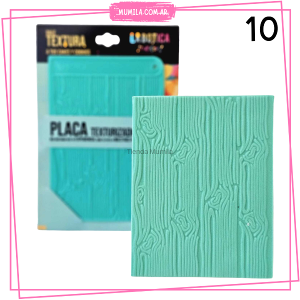 Producto - Placa Texturizadora Madera MODELO 10 La Botica