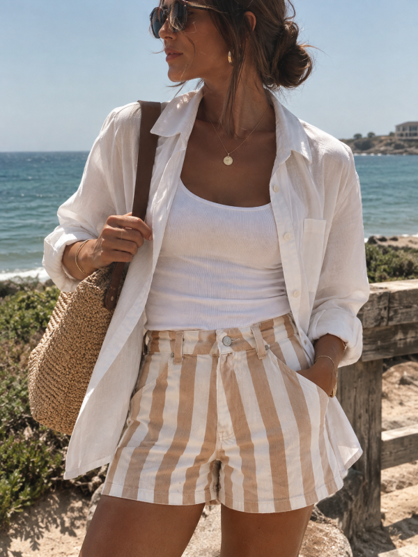 Producto - Short mom tiro alto - 2