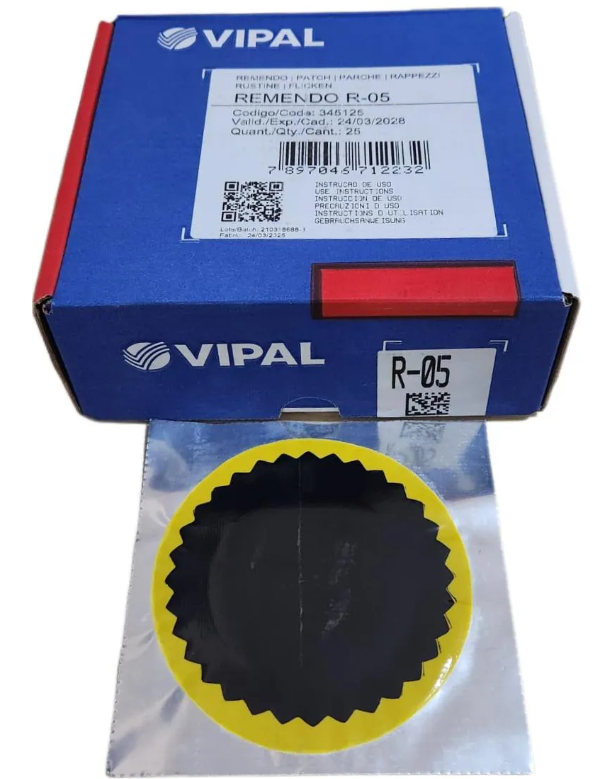 Producto - Parches VIPAL Para Camara Redondos De 100mm R-05