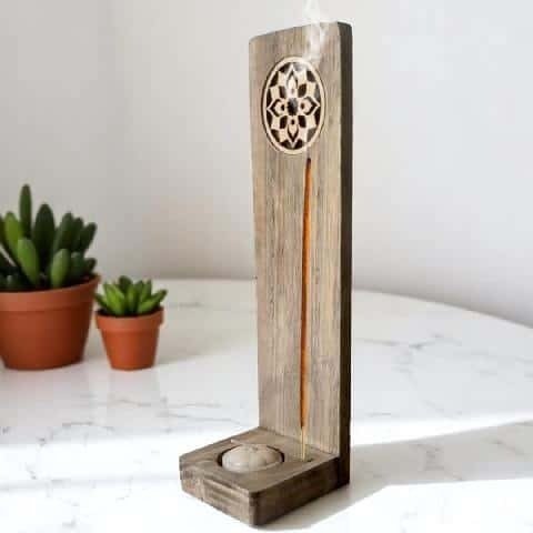 Producto - PORTA SAHUMERIO VERTICAL MANDALA