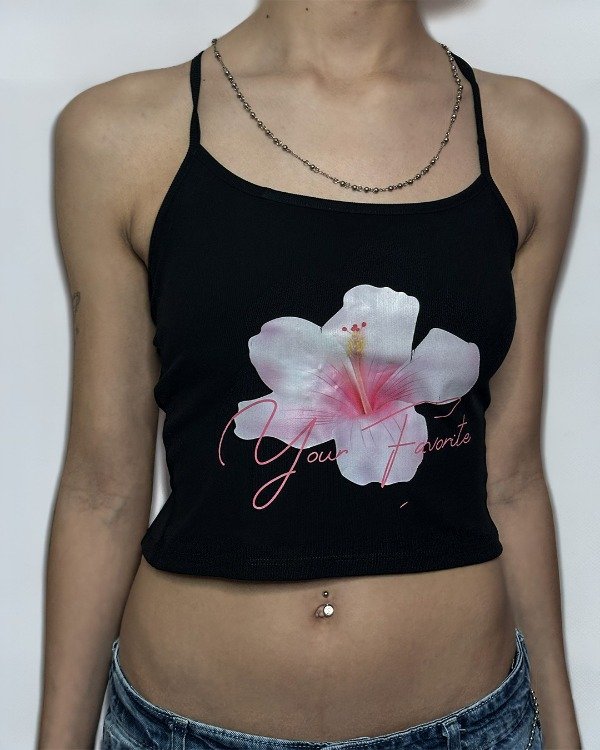 Producto - Musculosa Flower Y2K - 1
