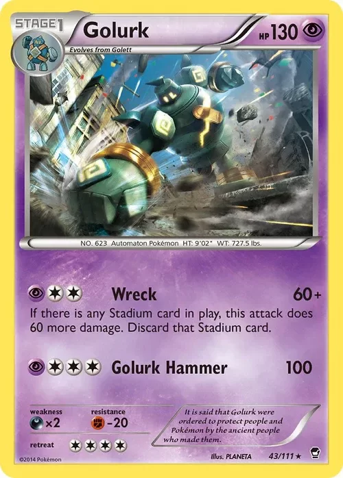 Producto - Golurk - 43/111 - Furious Fists