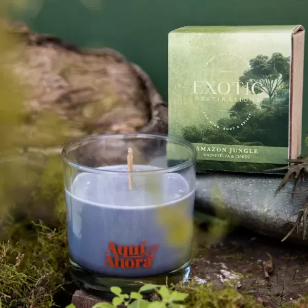 Producto - Velas de Soja Amazon Jungle - Madreselva Y Ciprés