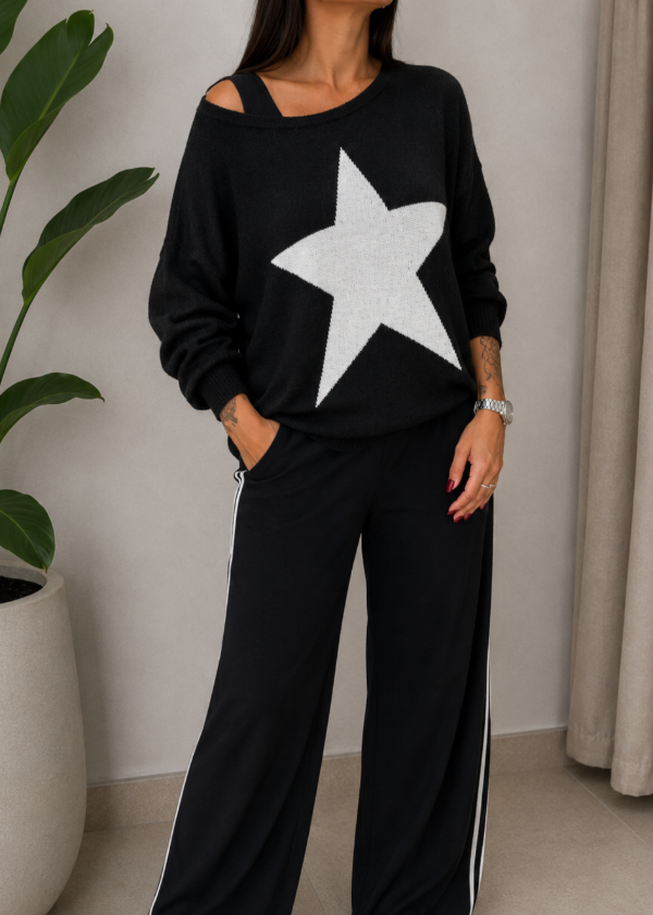 Producto - Sweater Estrella - Negro