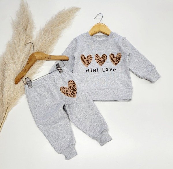 Producto - Conjunto frizado corazon print melange