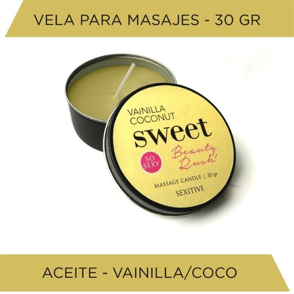 Producto - Vela para masajes aroma a vainilla
