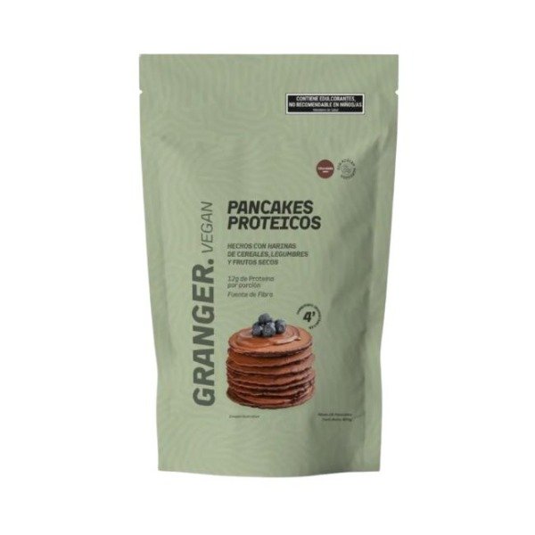 Producto - Pancakes proteicos veganos chocolate suizo 400g GRANGER