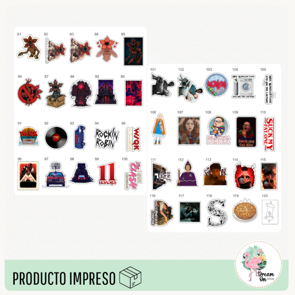Producto - Stickers Stranger Things - 3