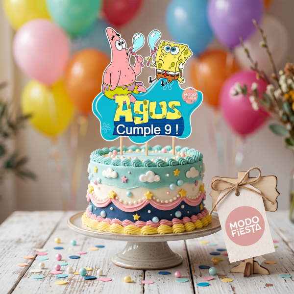 Producto - Toppers Bob Esponja