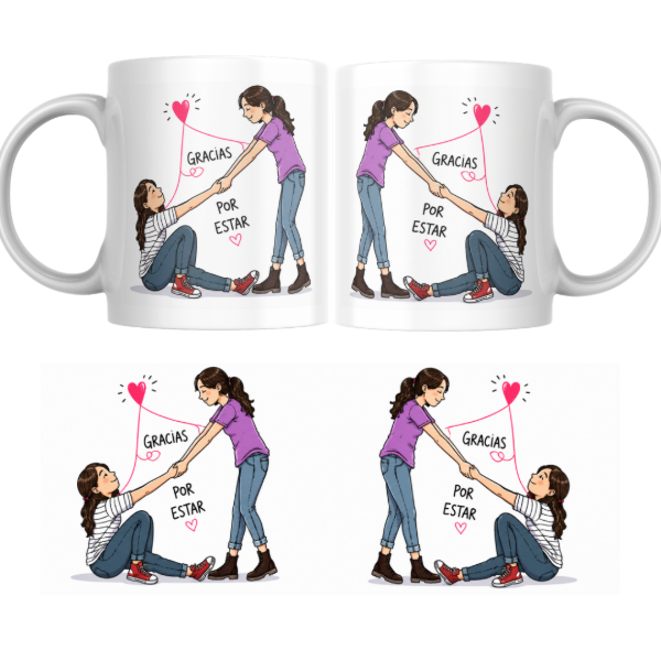 Producto - taza - Dia del amigo 55 Gracias por estar - 0