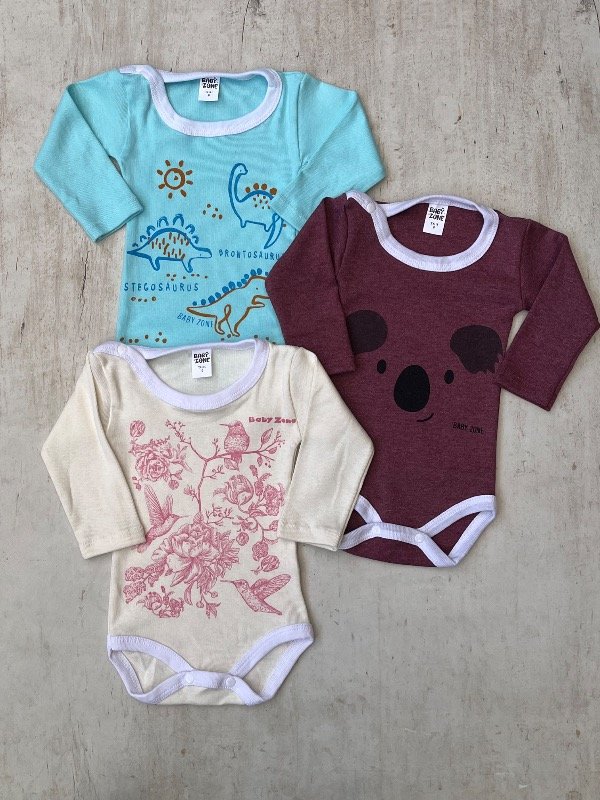 Producto - Body estampado 0/9M pack x6 unid - 1