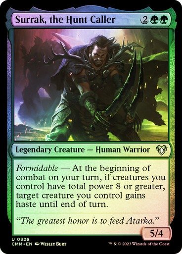 Producto - Surrak, the Hunt Caller Foil  Commander Masters